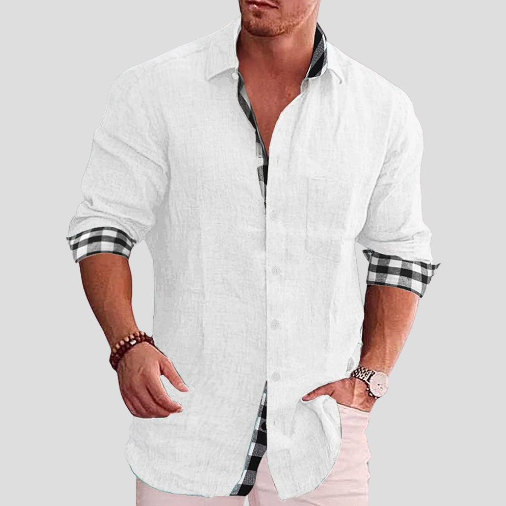 Camicia da Uomo – Essenziale per Tutti i Giorni con Linee Pulite