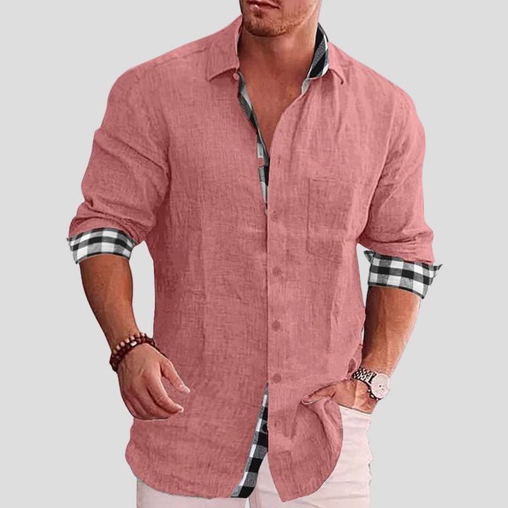 Camicia da Uomo – Essenziale per Tutti i Giorni con Linee Pulite