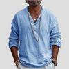 Camicia Lunga in Lino da Uomo – Design Raffinato con Appello Casual