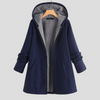 Cappotto Imbottito in Pile da Donna