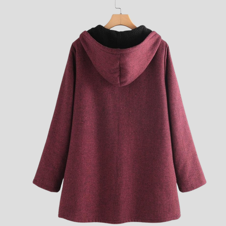 Cappotto Imbottito in Pile da Donna