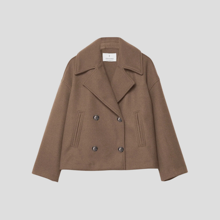 Cappotto Corto Doppiopetto Chic – Elegante & Senza Tempo