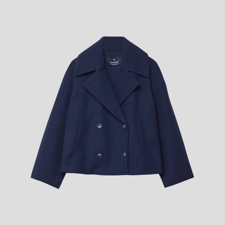 Cappotto Corto Doppiopetto Chic – Elegante & Senza Tempo