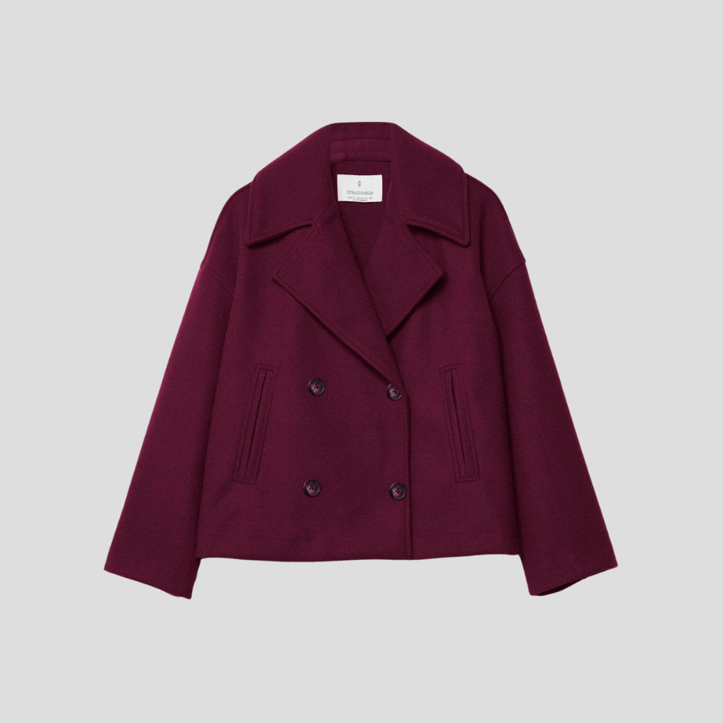 Cappotto Corto Doppiopetto Chic – Elegante & Senza Tempo