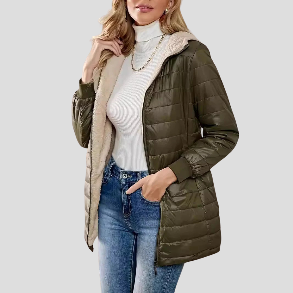 Giacca invernale imbottita casual da donna