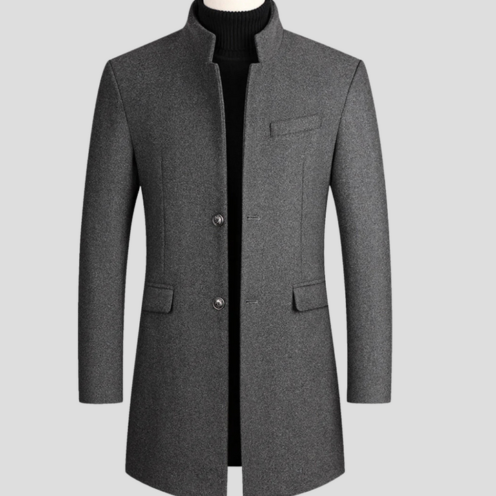 Giacca Elegante in Misto Lana per Uomo – Outerwear Classico Refinito