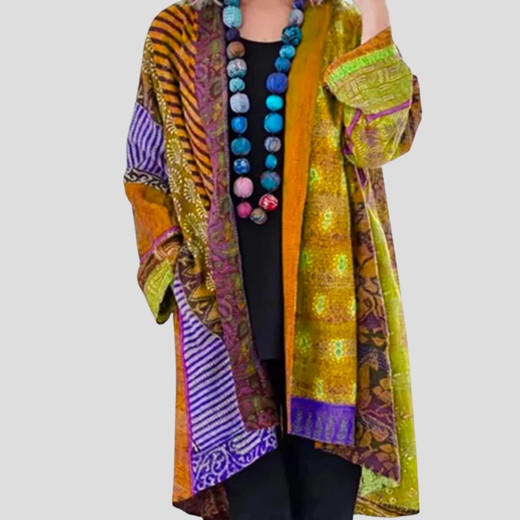 Cardigan aperto con tasche da donna