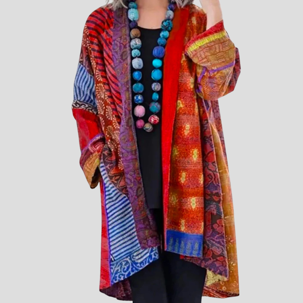 Cardigan aperto con tasche da donna