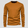 Camicia da Uomo a Maniche Lunghe con Collo Rotondo – Stile Classico Quotidiano