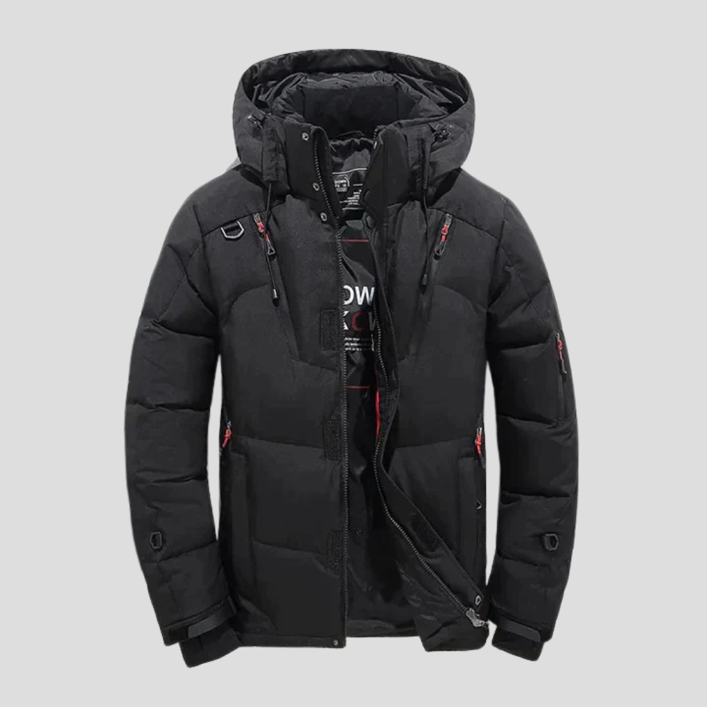 Giacca in Piuma da Uomo – Isolamento Elegante con Appello Raffinato