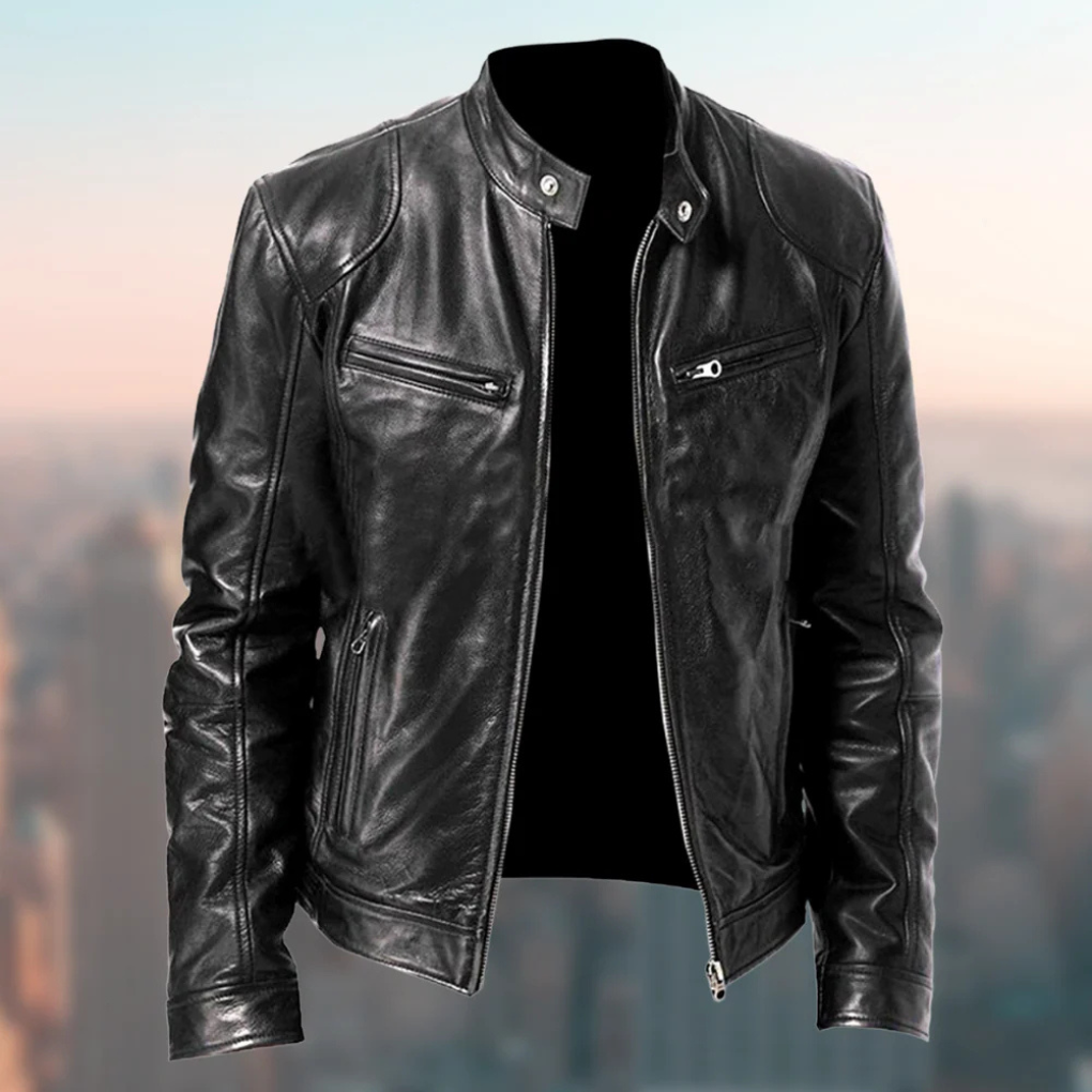 Giacca in Pelle da Uomo – Design Elegante con Appello Quotidiano