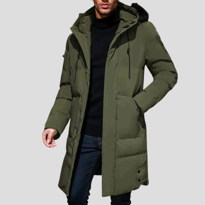 Giacca Parka da Uomo – Scudo Elegante per Mete Avverse