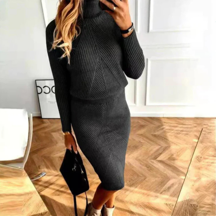 Abito in Maglia da Donna – Stile Rilassato con Calore Stagionale