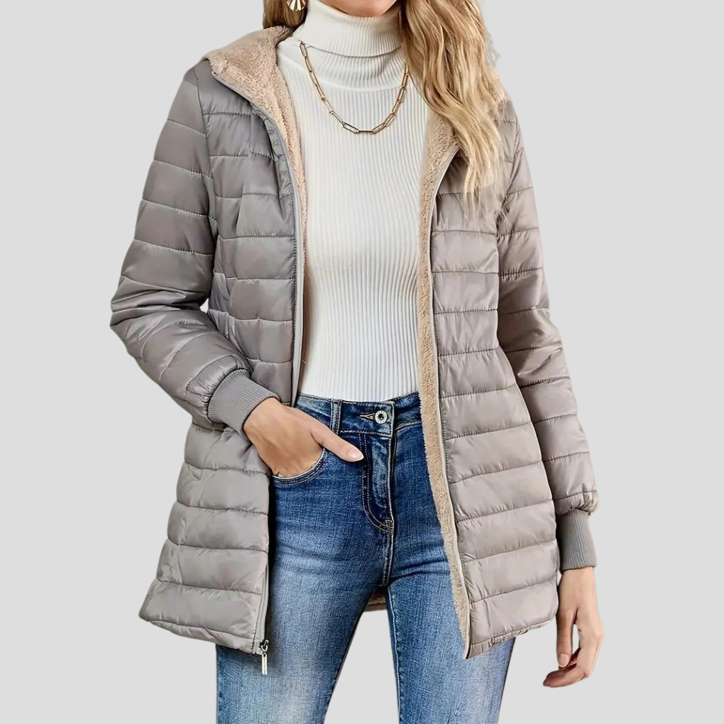 Giacca invernale imbottita casual da donna
