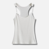 Canottiera Ribbed con Spalline Invisibili per Donne