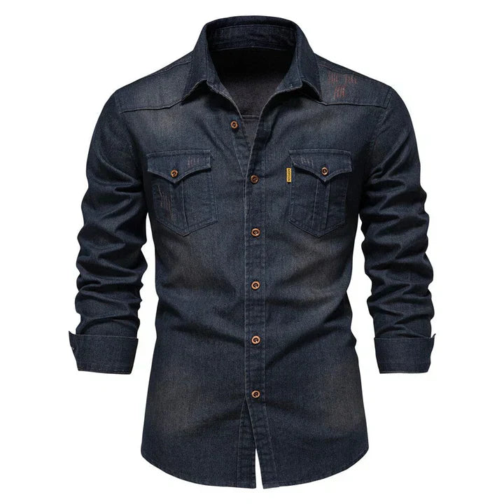 Callum – Camicia in denim da uomo