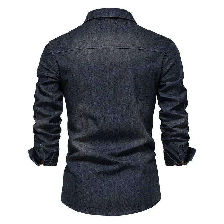 Callum – Camicia in denim da uomo