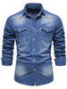 Callum – Camicia in denim da uomo