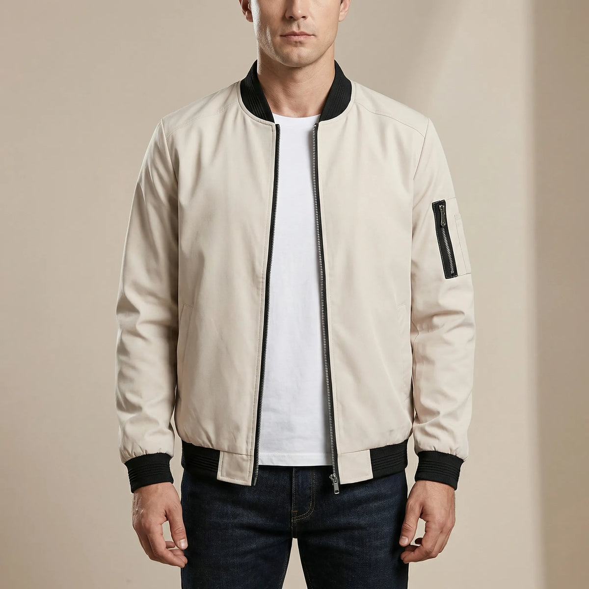 Giacca Bomber Slim Silhouette da Uomo