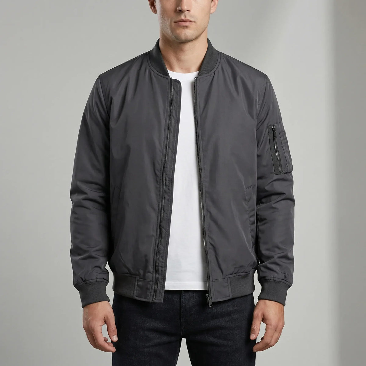 Giacca Bomber Slim Silhouette da Uomo
