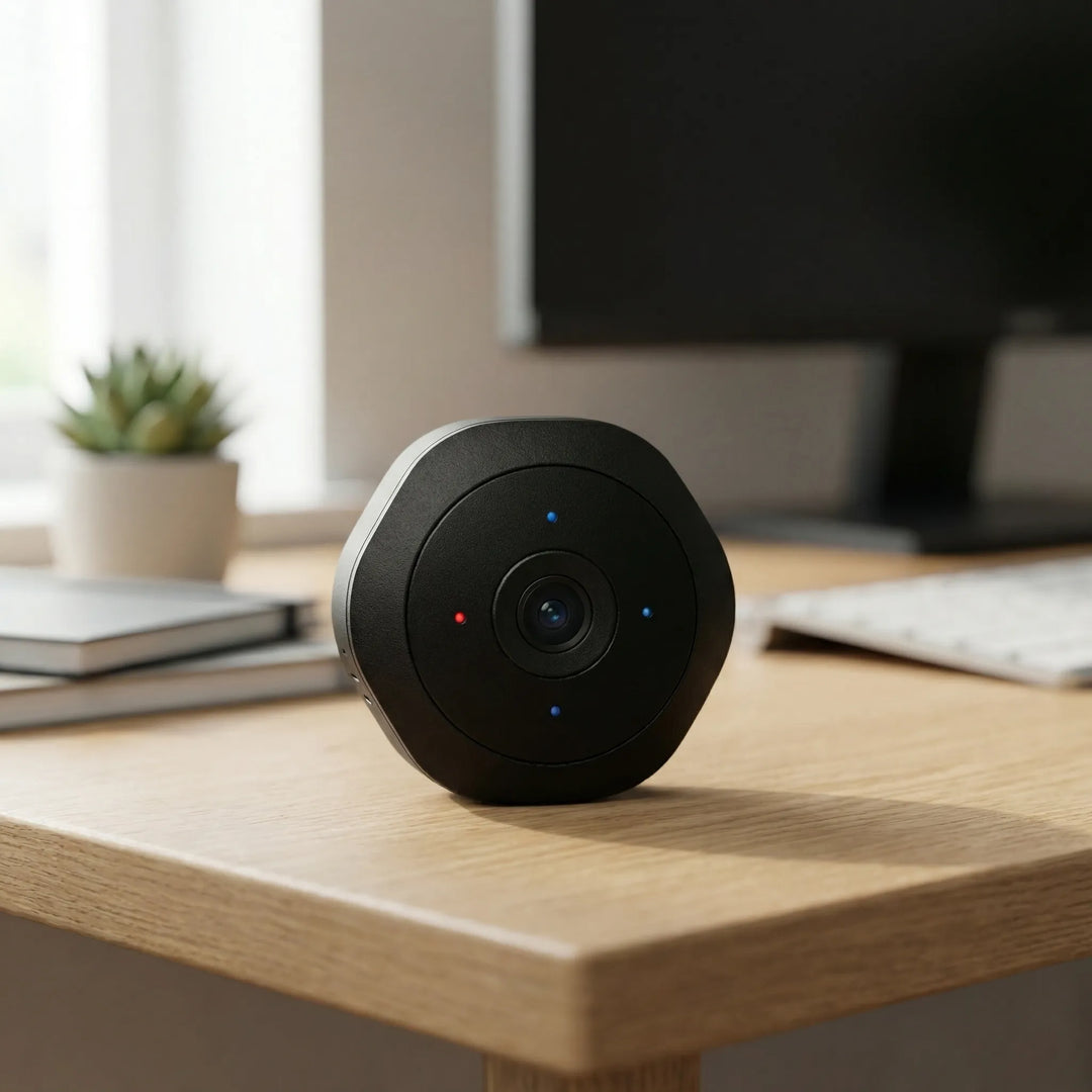 Veillux - Telecamera di sicurezza Wi-Fi compatta per interni