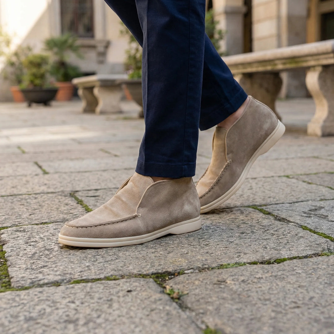 Veldoro - Slip-On Suede Ankle Loafer For Men