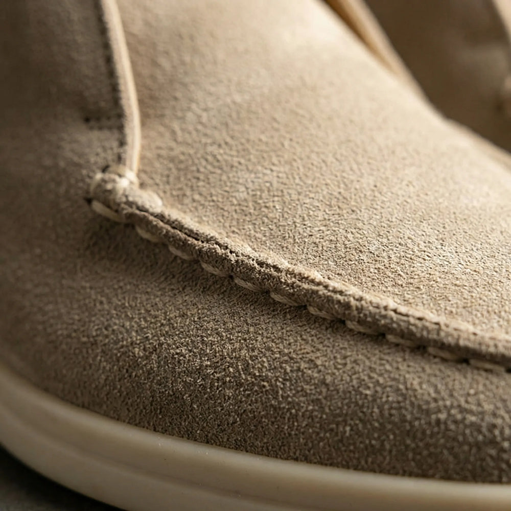 Veldoro - Slip-On Suede Ankle Loafer For Men