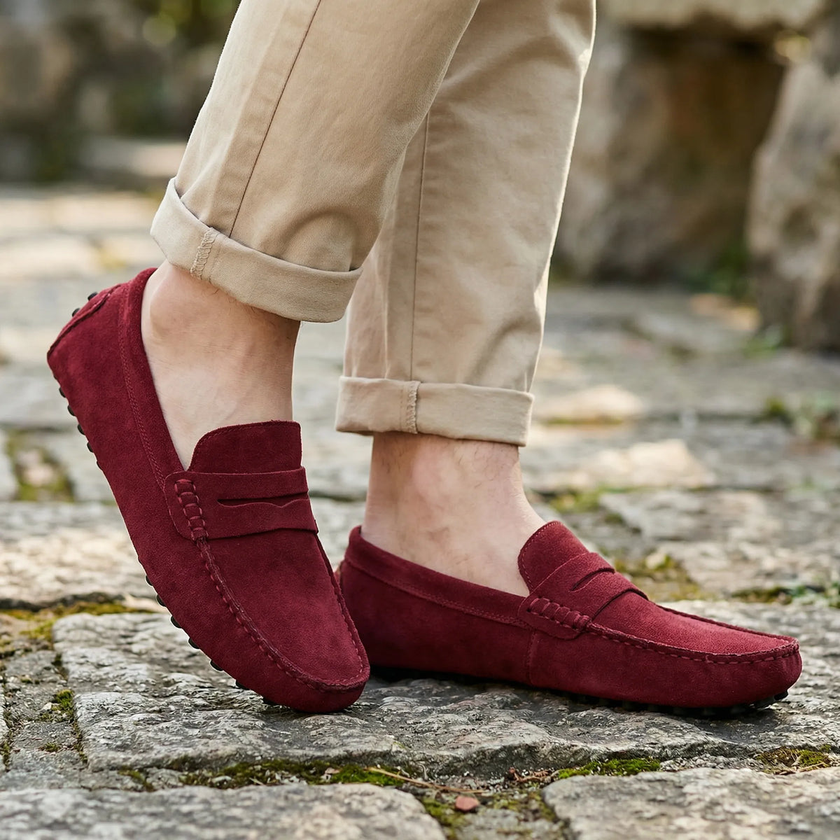 Mocassino Penny Slip-On Ispirato all'Italiano per Uomini