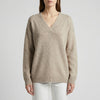 Maglione in Maglia V-Collo Relax per Donne