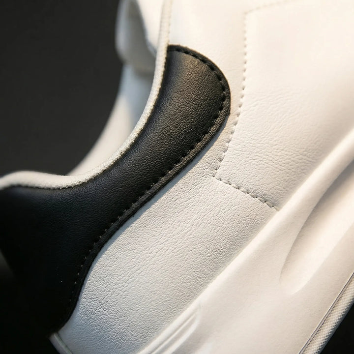 Velnora - Sneaker minimalista bianca con lacci