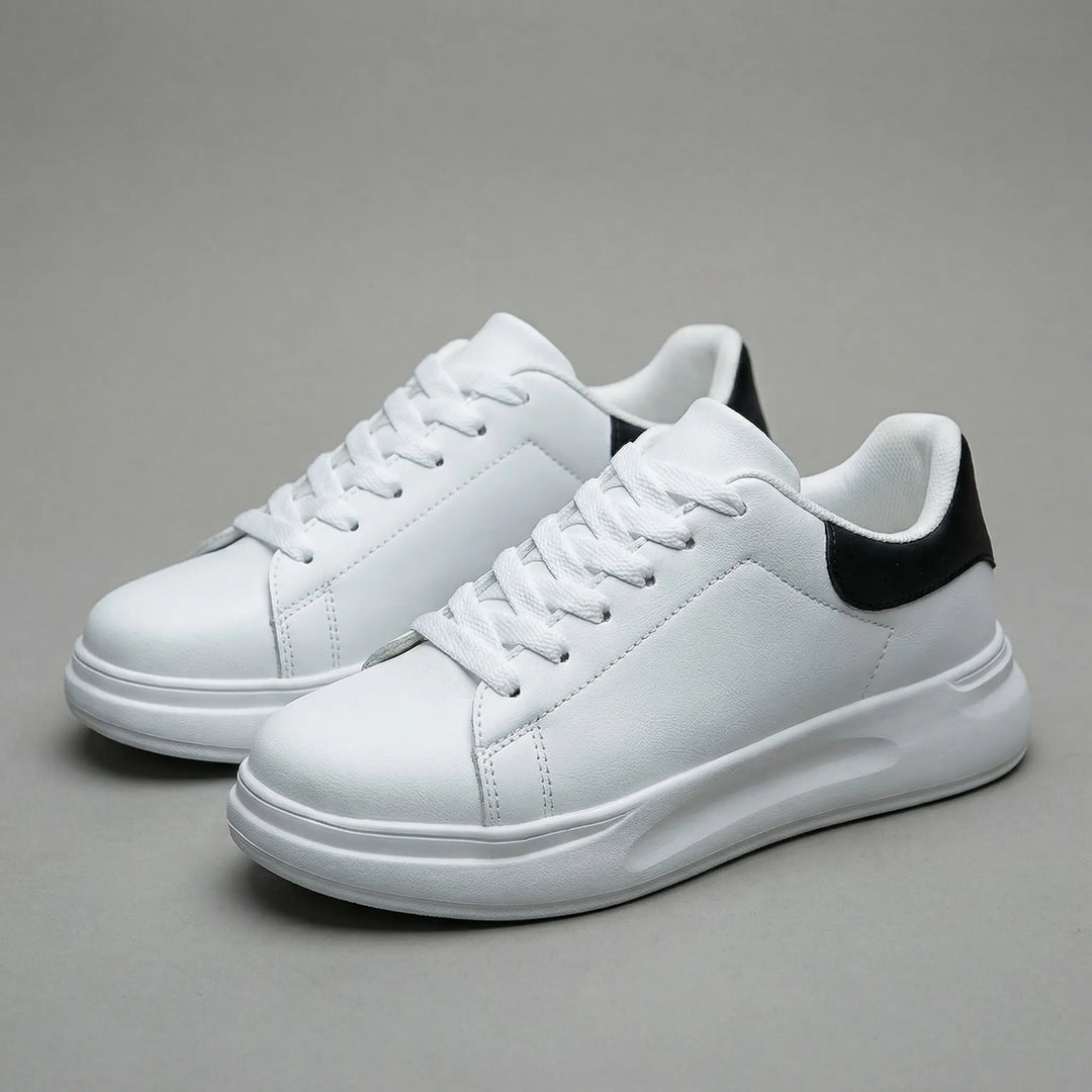 Velnora - Sneaker minimalista bianca con lacci