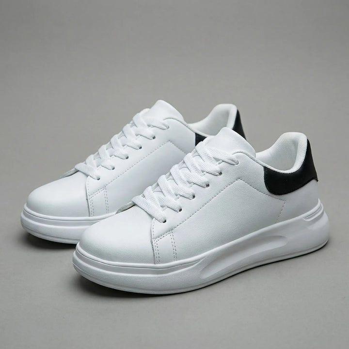 Velnora - Sneaker minimalista bianca con lacci