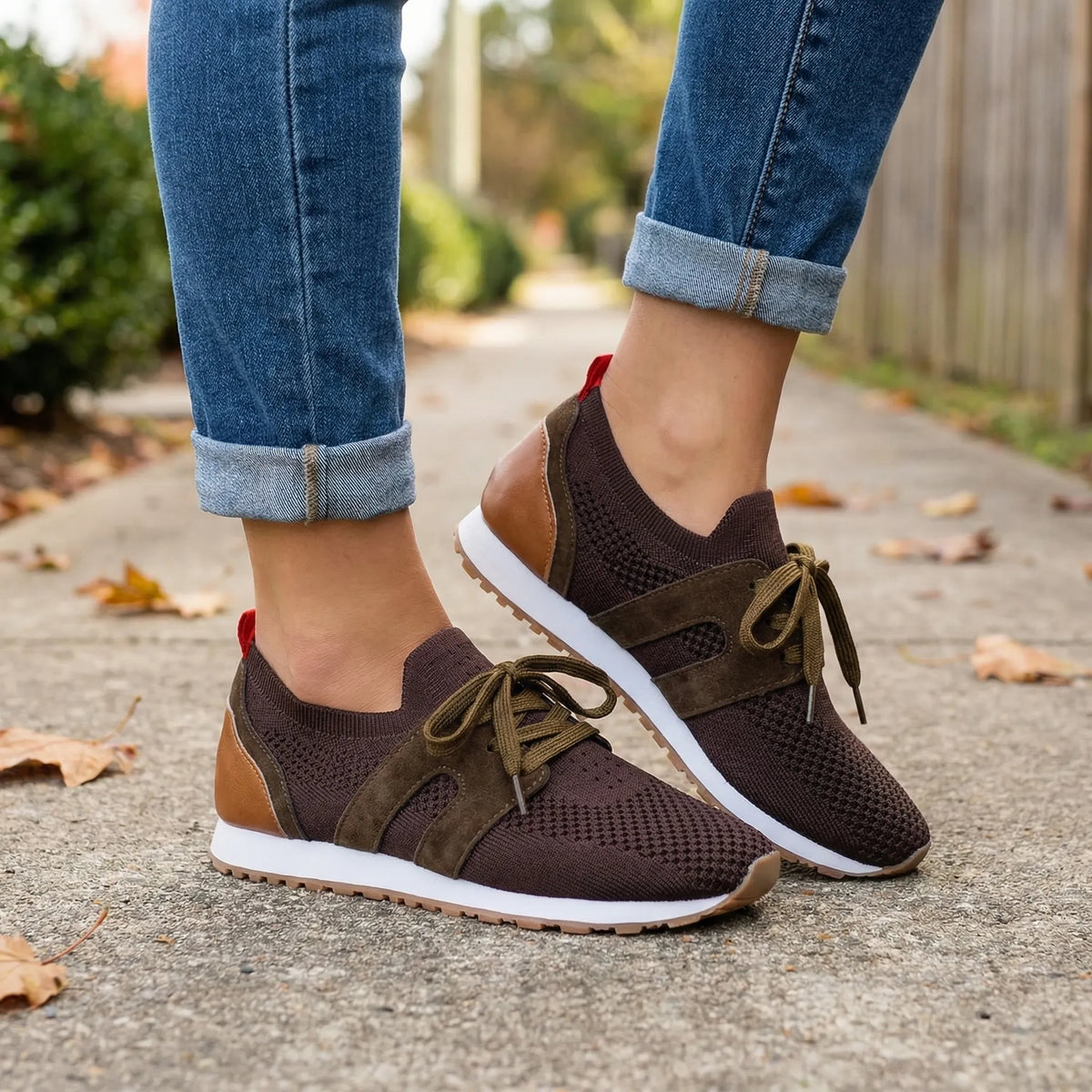 Scarpa da Donna in Maglia con Lacci