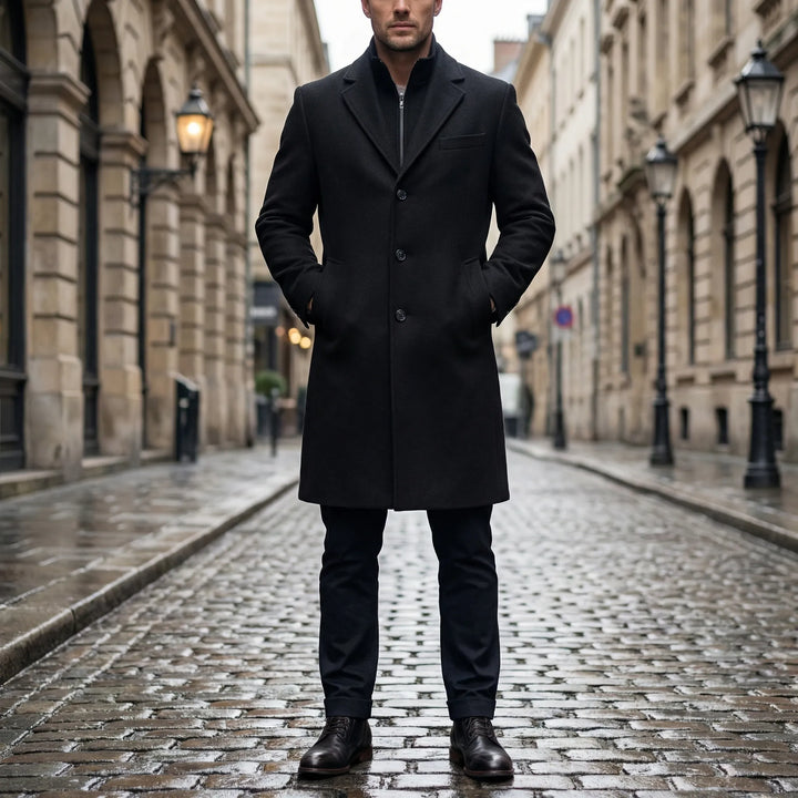 Veltmore - Cappotto lungo strutturato da uomo