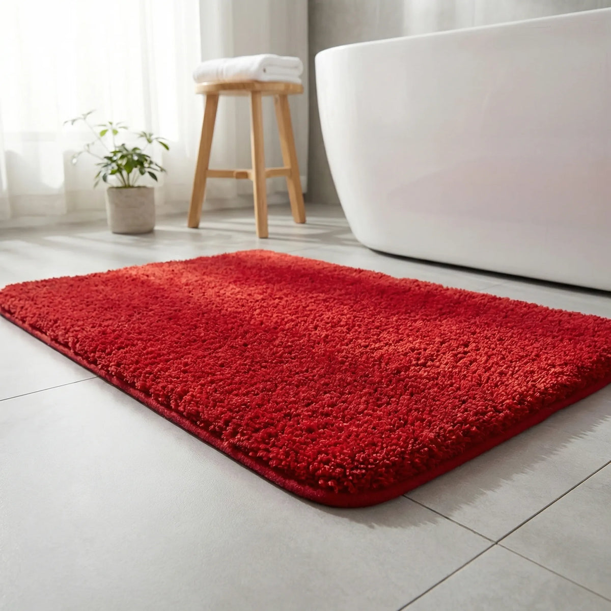 Tappetino da bagno assorbente plush