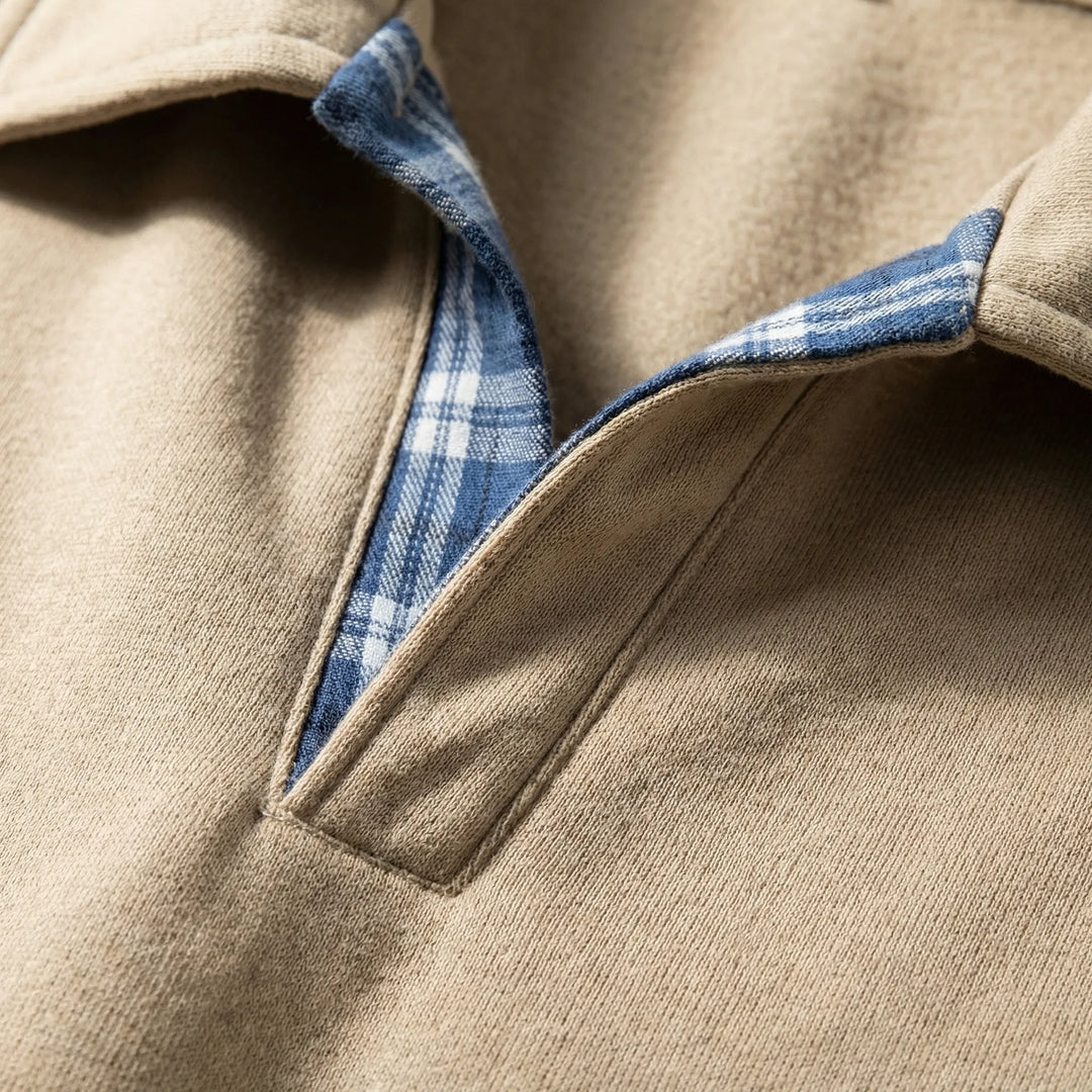 Vestano - Maglione con colletto polo a maniche lunghe