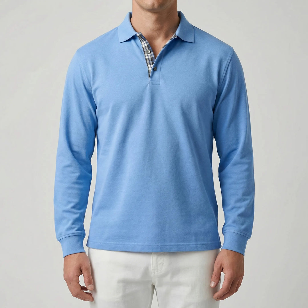 Vestano - Maglione con colletto polo a maniche lunghe