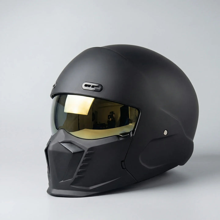 Vexorn - Casco integrale da motociclista in stile retrò
