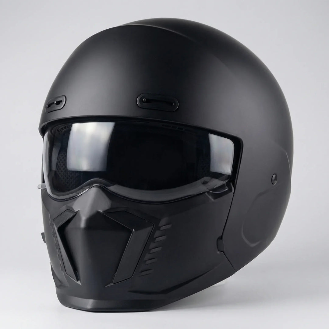 Vexorn - Casco integrale da motociclista in stile retrò