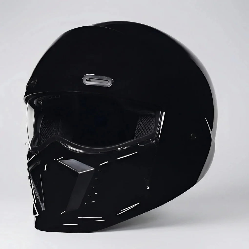 Vexorn - Casco integrale da motociclista in stile retrò