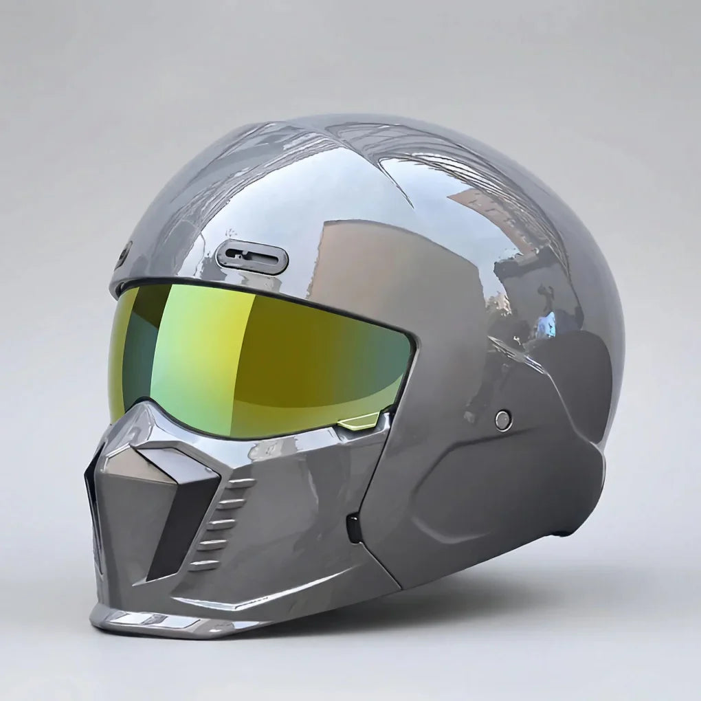 Vexorn - Casco integrale da motociclista in stile retrò