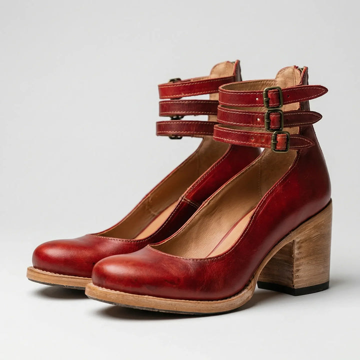 Vintrella - Décolleté con tacco grosso d'ispirazione vintage