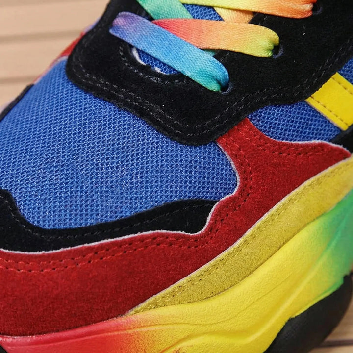 Vividex - Sneaker con plateau e lacci