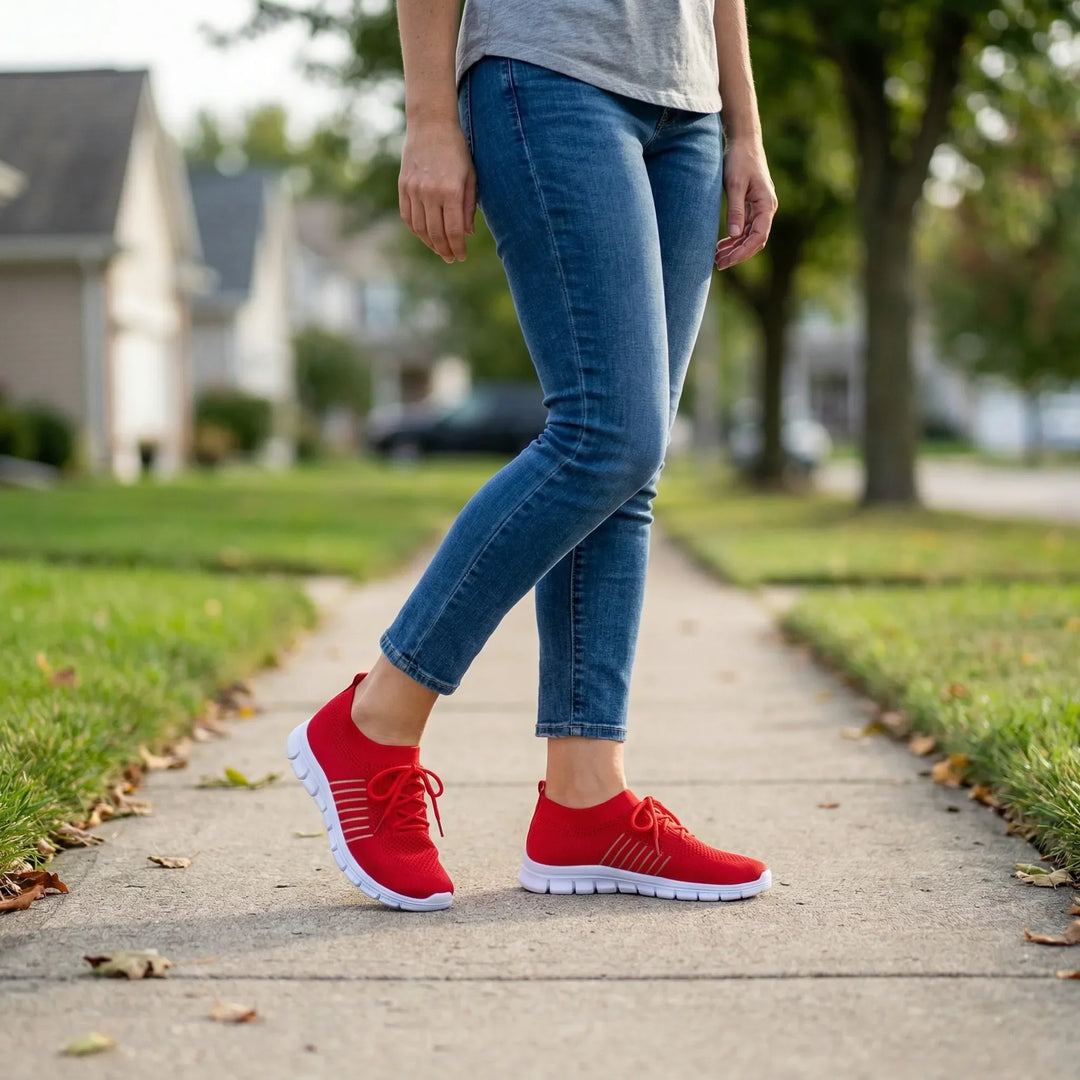 Vixara - Sneaker con lacci e tomaia in mesh traspirante
