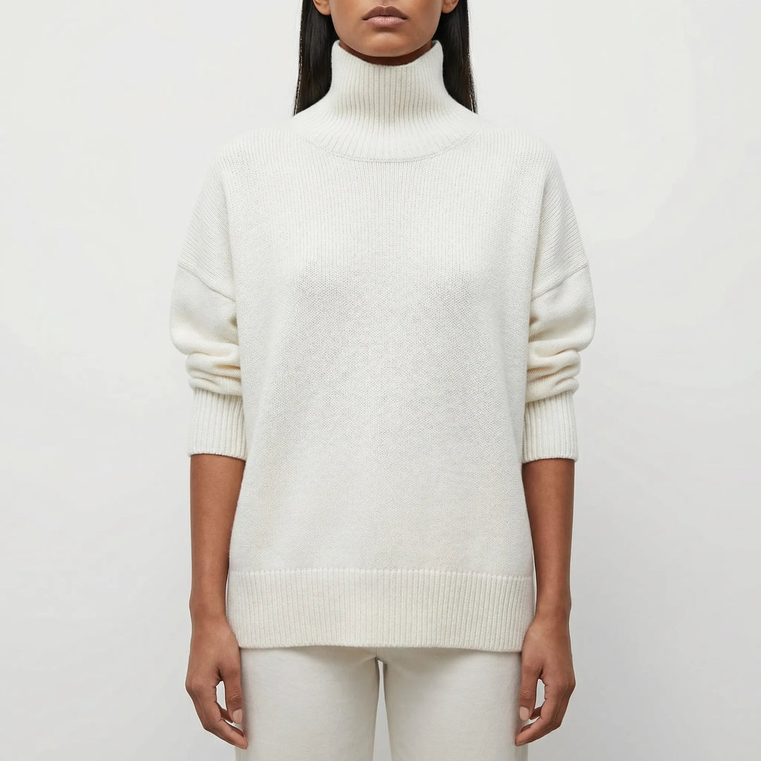 Volvaine - Maglione a collo alto dalla vestibilità aderente