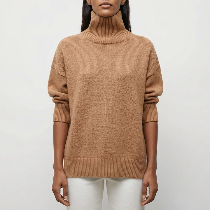 Volvaine - Maglione a collo alto dalla vestibilità aderente