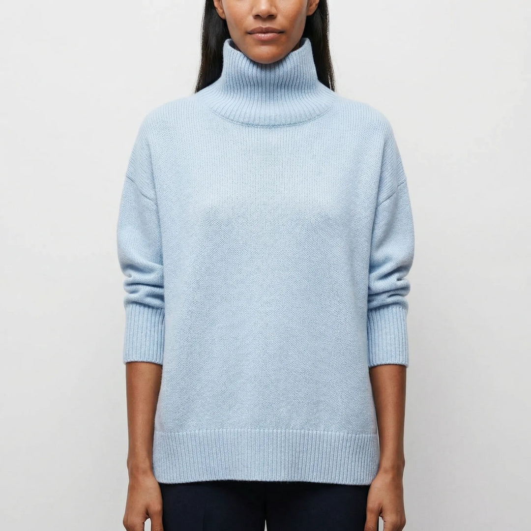 Volvaine - Maglione a collo alto dalla vestibilità aderente