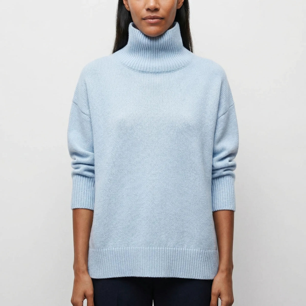 Maglione Collo Alto Slim Fit per Donna