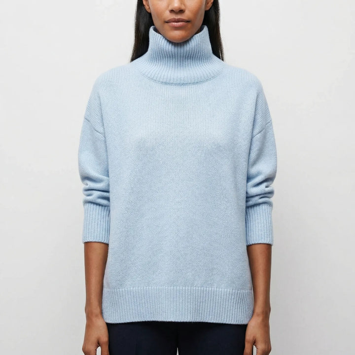 Volvaine - Maglione a collo alto dalla vestibilità aderente