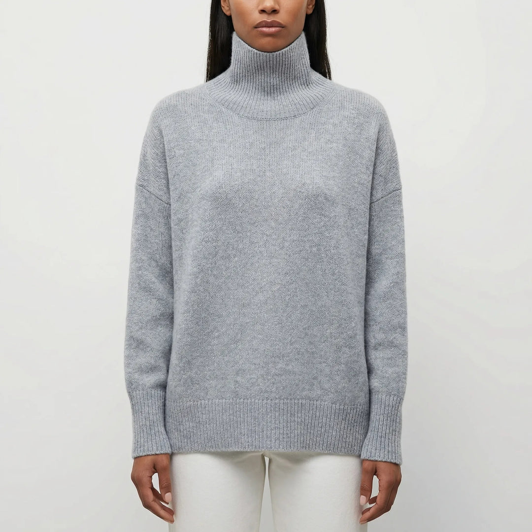 Volvaine - Maglione a collo alto dalla vestibilità aderente